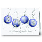 A Year Ahead Holiday Card